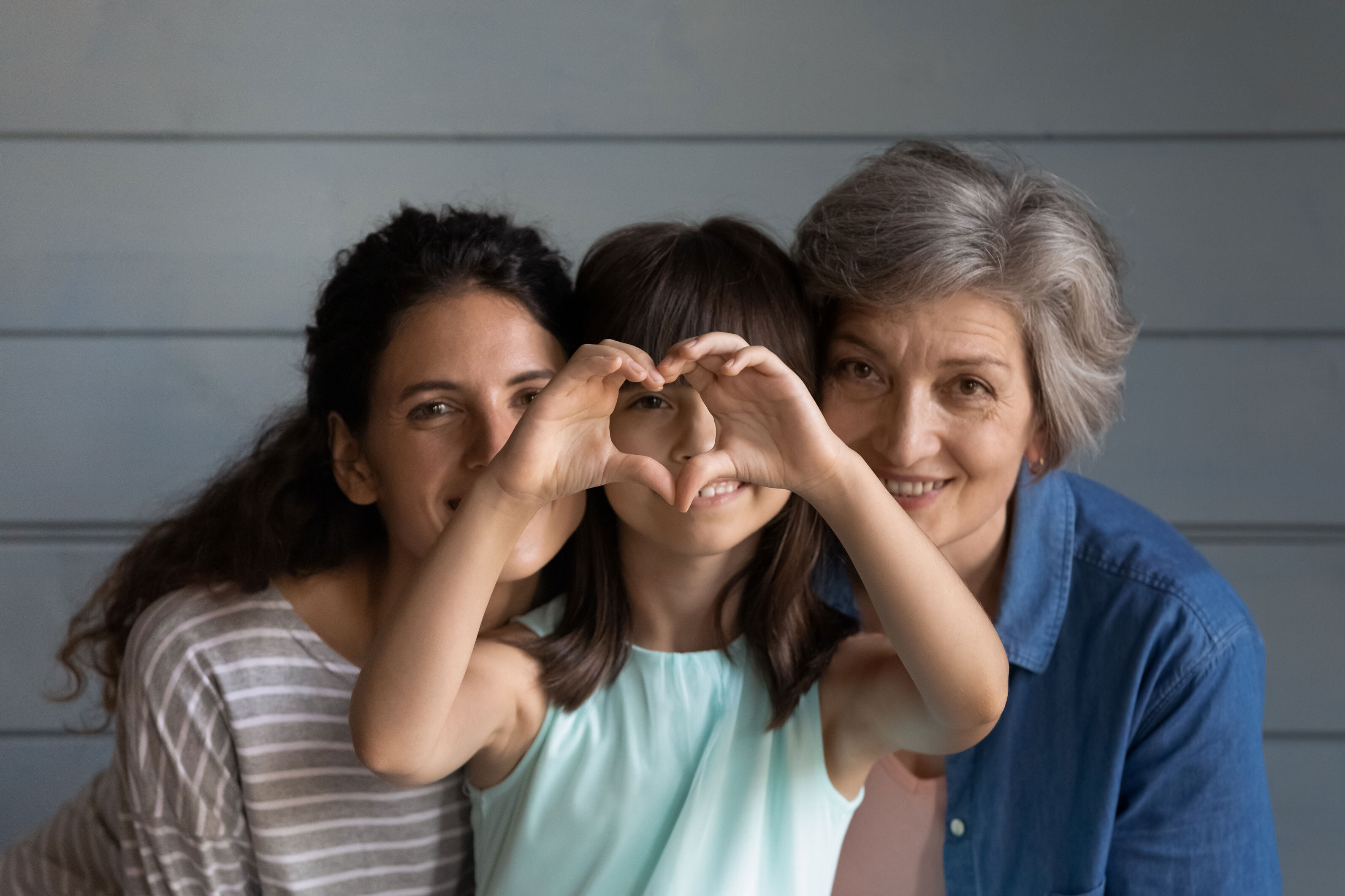 A photo of a family